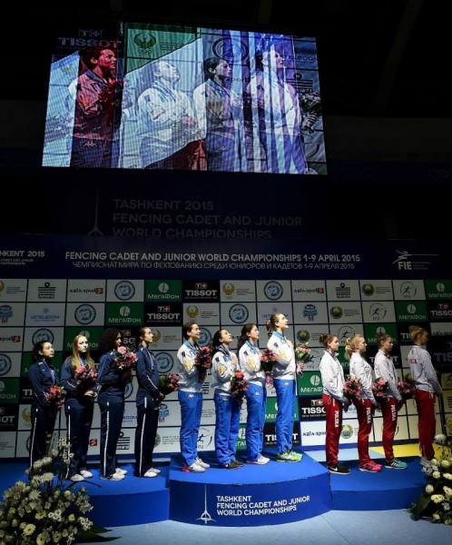 Premiazione Fioretto Tashkent 2015